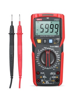 Buy UT89XD LED Tester Digital Multimeter High Accuracy Handheld Mini Universal Meter Black/Red 186 x 87 x 52mm in Saudi Arabia