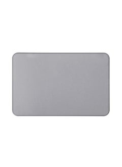 Buy Anti-Skid Quick-Drying Diatomite Bathroom Mat Grey 60 x 39centimeter in UAE