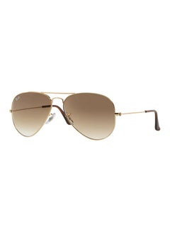 Buy Men's Full Rim Pilot Sunglasses - RB3025 001/51 - Lens Size: 55 mm - Gold in Saudi Arabia