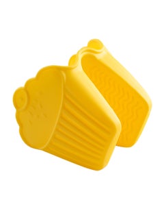 Buy Solis Cupcake Shaped Oven Glove Yellow in Saudi Arabia