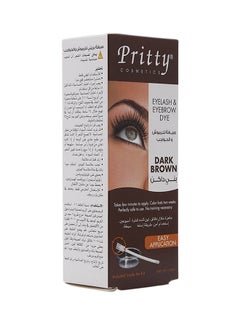 Buy Eyelash & Eyebrow Dye Dark Brown in UAE