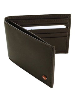 Buy Leather Bi-Fold Wallet Brown in Saudi Arabia