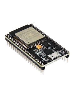 Buy Esp-32S Development Board 2.4Ghz Dual-Mode Wifi And Bluetooth Dual Cores Microcontroller Processor Integrated With Antenna RF Black in UAE