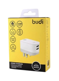 Buy Mobile Phone Charger With Timer White in Saudi Arabia