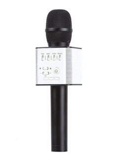 Buy Bluetooth Wireless Karaoke Microphone A087 Black/White in UAE