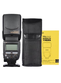 Buy YN685 I-TTL HSS Wireless Speedlite Flash Light Black in UAE