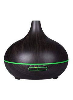 Buy Ultrasonic Aromatherapy Humidifier Black 300ml in Saudi Arabia