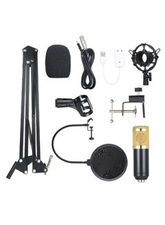 Buy Adjustable Recording Condenser Microphone BM800 Black/Gold/White in UAE