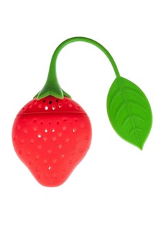 Buy Silicone Tea Infuser Red/Green 19 x 5centimeter in Egypt