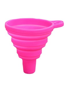 Buy Silicone Collapsible Funnel Pink 7 x 6centimeter in Saudi Arabia