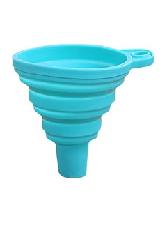 Buy Silicone Collapsible Funnel Blue 7 x 6centimeter in Saudi Arabia