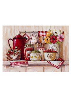 اشتري DIY 5D Diamond Cross-Stitch Mosaic Painting Kits Multicolour 1centimeter في الامارات