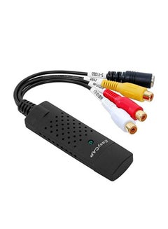 Buy USB 2.0 To 3 RCA Audio Video Adapter Cable Multicolour in UAE