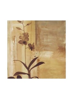 Buy Orchid Printed Decorative Wall Art Beige/Brown 50x50cm in Egypt