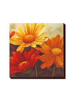 اشتري Decorating Art Wall With Frame Orange/Yellow/Red 24x24 centimeter في مصر