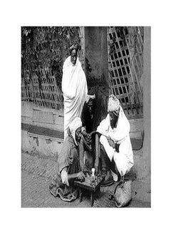 Buy Decorative Wall Poster Black/White 34 X 24cm in Egypt