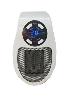 اشتري Mini Electric Fan Heater DQ120300 أبيض/ أسود في الامارات