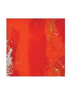 Buy Decorative Wall Painting Red/Orange 15x15cm in Egypt