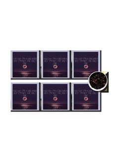 Buy 6-Piece Coaster Set Multicolour 7 x7cm in Egypt