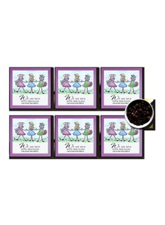 Buy 6-Piece Coaster Set Multicolour 7x7cm in Egypt