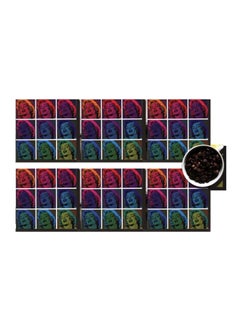 Buy 6-Piece Coaster Set Multicolour 7 x7cm in Egypt