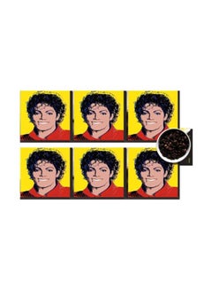 Buy 6-Piece Coaster Set Multicolour 7 x7cm in Egypt