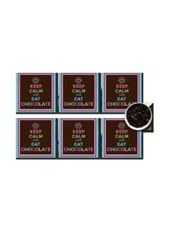 Buy 6-Piece Coaster Set Multicolour 7x7cm in Egypt