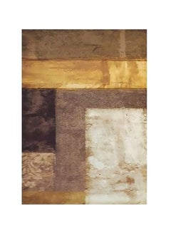 Buy Decorative Wall Art Brown/White/Yellow 24x34cm in Egypt