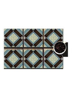 Buy 6-Piece Coaster Set Multicolour 7x7cm in Egypt