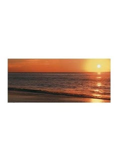 Buy Decorative Wall Poster Black/Yellow/Orange 60x20cm in Egypt