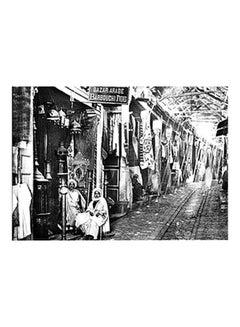 Buy Decorative Wall Poster Black/White 24x34cm in Egypt