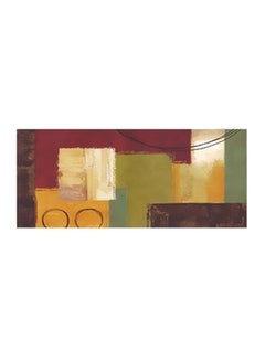 Buy Decorative Wall Poster Red/Yellow/Brown 13x45cm in Egypt