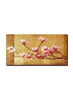 Buy Decorative Wall Painting With Frame Beige/Brown/Pink 30X20cm in Egypt