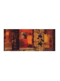 Buy Decorative Wall Poster Red/Beige/Black 45x13cm in Egypt