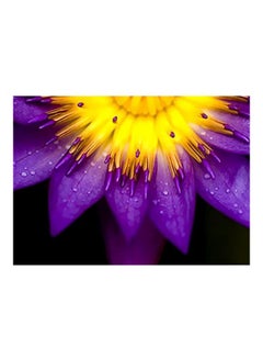 Buy Decorative Wall Poster Yellow/Purple 24x34cm in Egypt