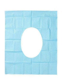 Buy 30-Piece Disposable Toilet Seat Covers Blue in Saudi Arabia