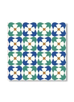 Buy Decorative Wall Art With Frame Blue/Green/Brown 15x15cm in Egypt