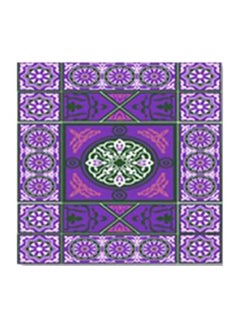 اشتري ستيكر فني لتزيين الحائط مع إطار Purple/White/Black 16x16 سنتيمتر في مصر