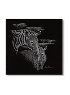 اشتري قاعدة إبريق شاي مزينة Black/White 30x30 سنتيمتر في مصر