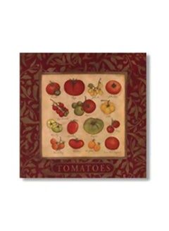 Buy Decorative Tea Coaster Brown/Green/Red 30x30cm in Egypt