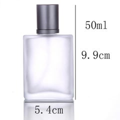 Buy Portable Fine Mist Spray Perfume Atomizer Bottle Clear 50ml in Saudi Arabia