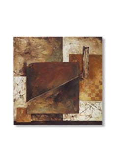 Buy Decorative Wall Art With Frame Brown/Beige 15x15cm in Egypt