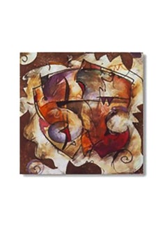 Buy Decorative Wall Art With Frame Multicolour 30x30cm in Egypt