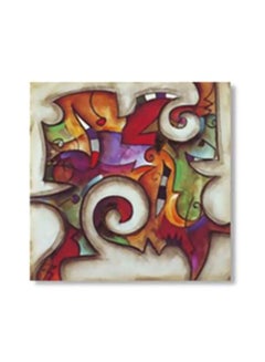 Buy Decorative Wall Art With Frame Multicolour 24x24cm in Egypt