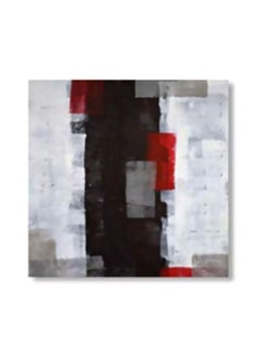 Buy Decorative Wall Painting With Frame White/Black/Red 20x20cm in Egypt