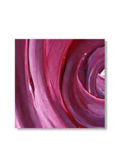 Buy Decorative Wall Poster With Frame Pink/Purple 30x30cm in Egypt