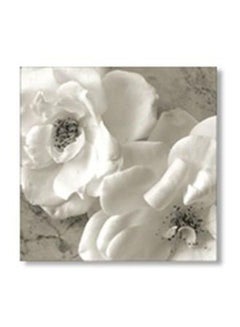 Buy Decorative Wall Poster With Frame White 24x24cm in Egypt