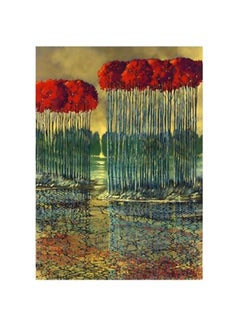 Buy Decorative Wall Painting With Frame Multicolour 24x34cm in Egypt