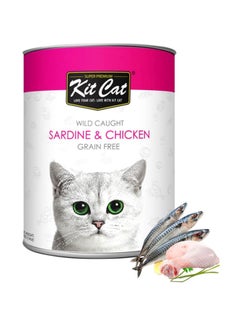 Buy Wild Caught Sardine And Chicken Multicolour 400grams in UAE