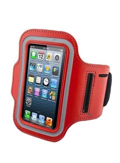 Buy Waterproof Armband Case Cover For Apple iPhone 6 Plus Red in UAE